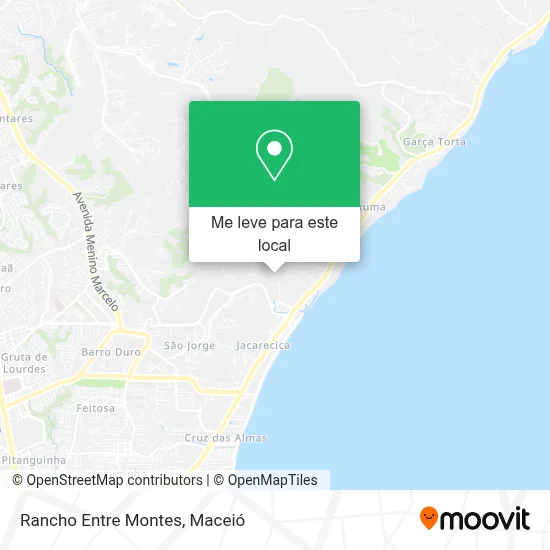 Rancho Entre Montes mapa