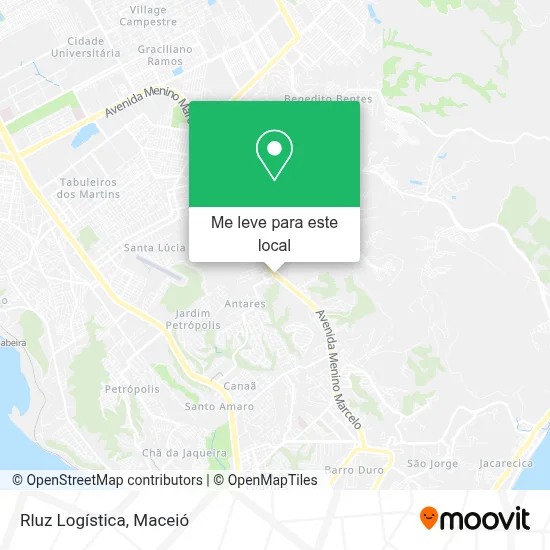 Rluz Logística mapa