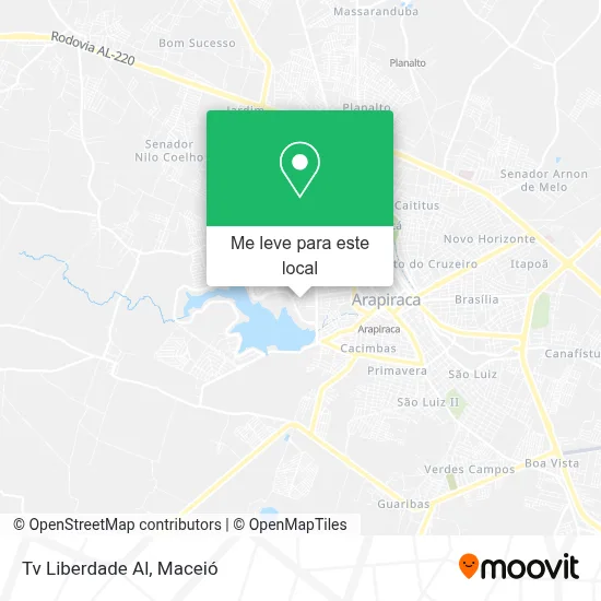 Tv Liberdade Al mapa