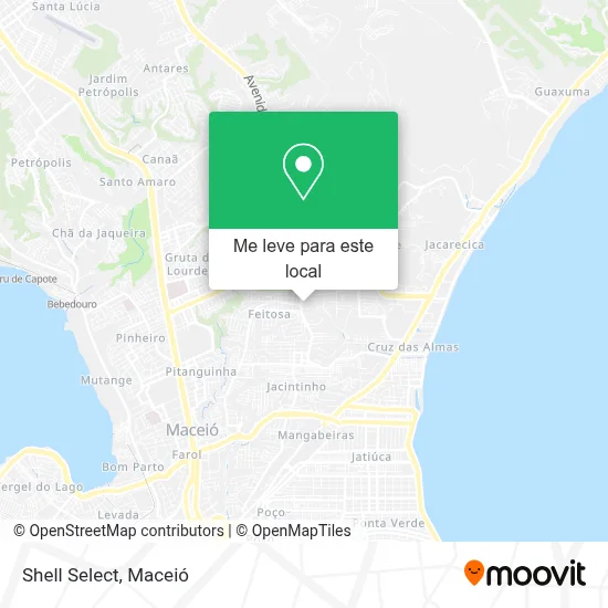 Shell Select mapa