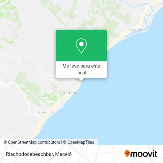 Riachodocebeachbar mapa