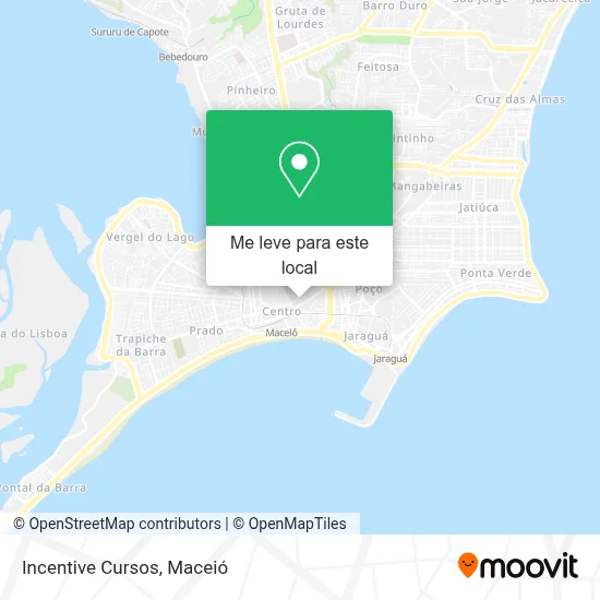 Incentive Cursos mapa