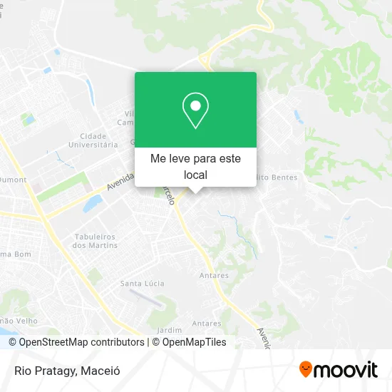 Rio Pratagy mapa
