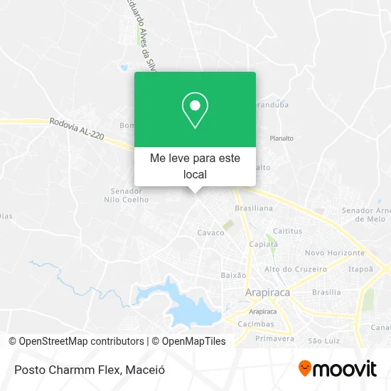 Posto Charmm Flex mapa