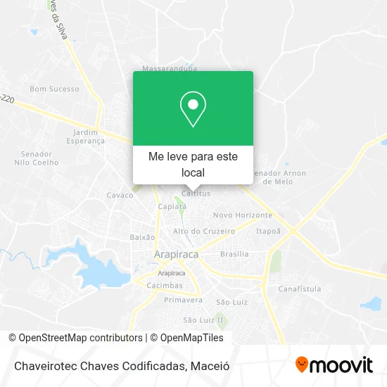 Chaveirotec Chaves Codificadas mapa