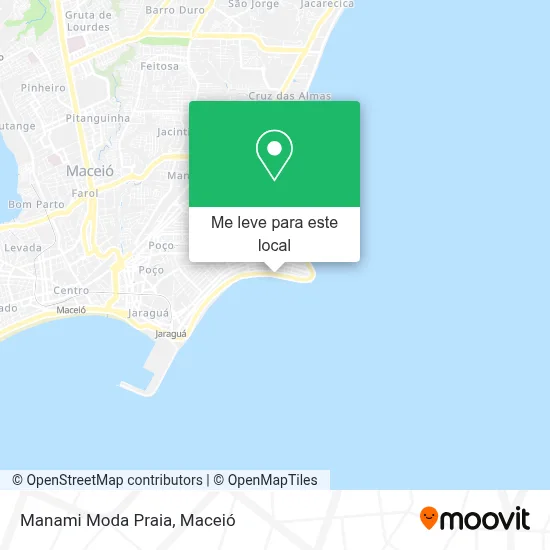 Manami Moda Praia mapa