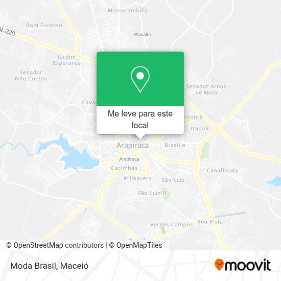 Moda Brasil mapa
