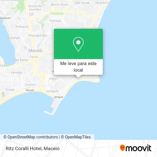 Ritz Coralli Hotel mapa