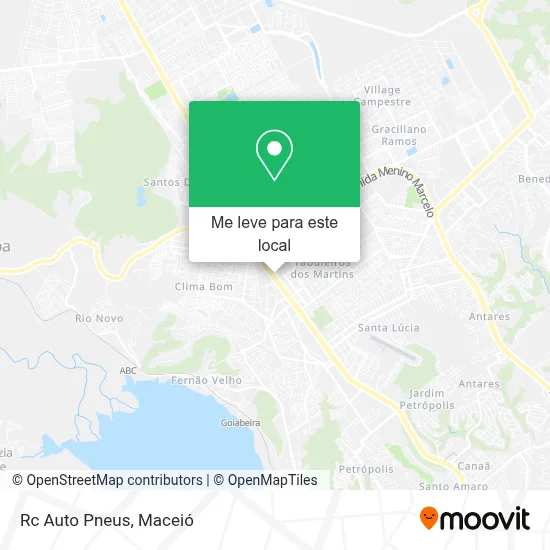 Rc Auto Pneus mapa