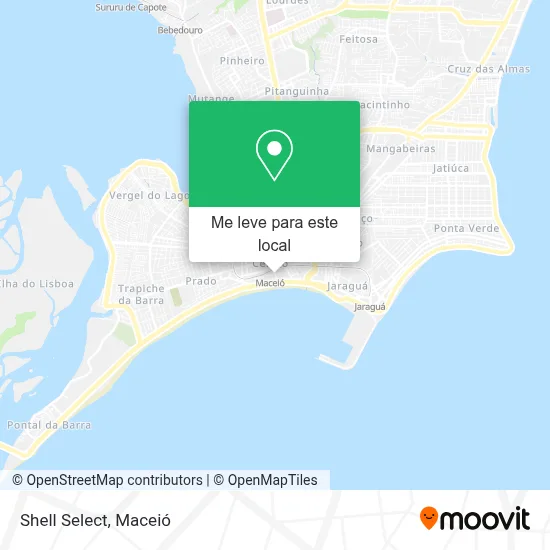 Shell Select mapa