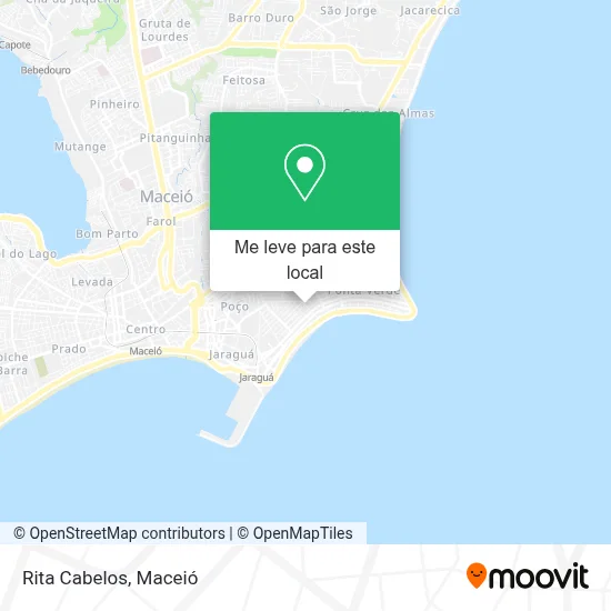 Rita Cabelos mapa
