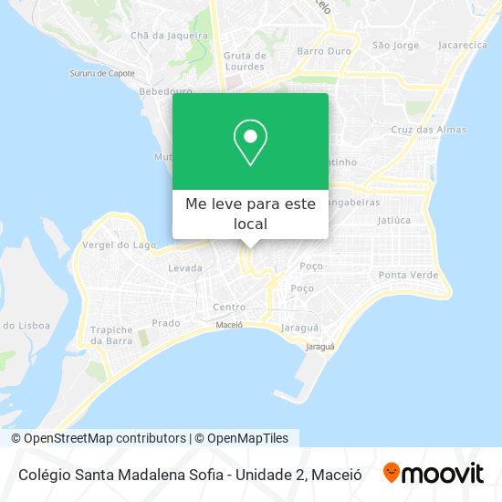 Colégio Santa Madalena Sofia - Unidade 2 mapa