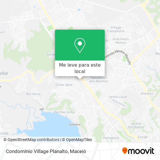 Condomínio Village Planalto mapa