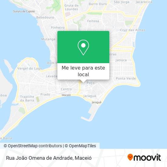 Rua João Omena de Andrade mapa