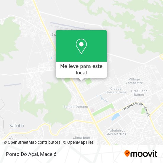 Ponto Do Açaí mapa