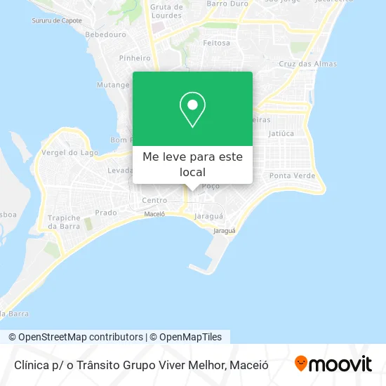 Clínica p/ o Trânsito Grupo Viver Melhor mapa