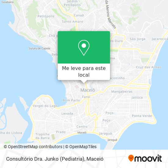 Consultório Dra. Junko (Pediatria) mapa
