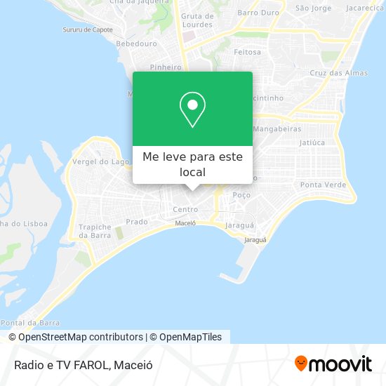 Radio e TV FAROL mapa