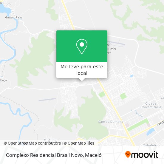 Complexo Residencial Brasil Novo mapa