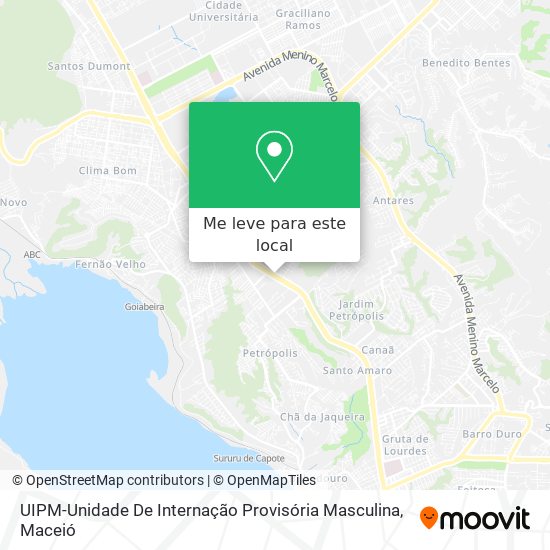 UIPM-Unidade De Internação Provisória Masculina mapa