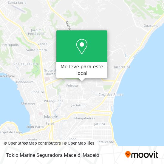 Tokio Marine Seguradora Maceió mapa