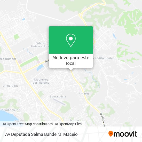 Av Deputada Selma Bandeira mapa