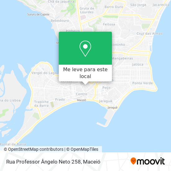 Rua Professor Ângelo Neto 258 mapa