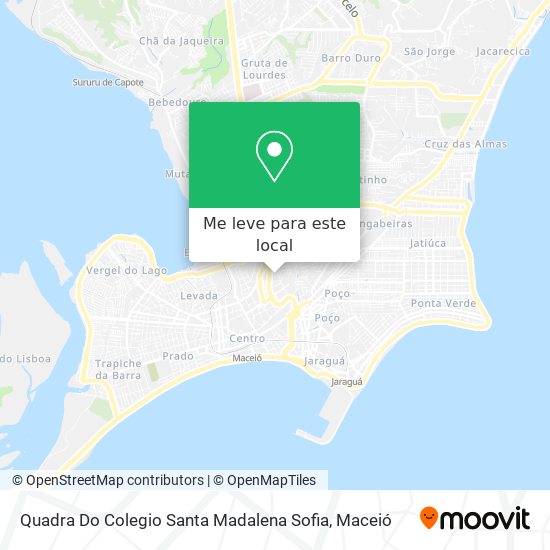 Quadra Do Colegio Santa Madalena Sofia mapa
