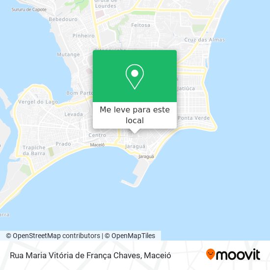 Rua Maria Vitória de França Chaves mapa