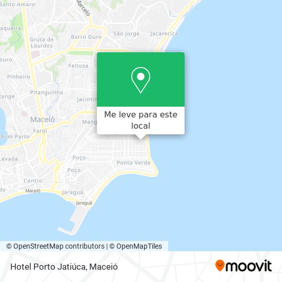 Hotel Porto Jatiúca mapa