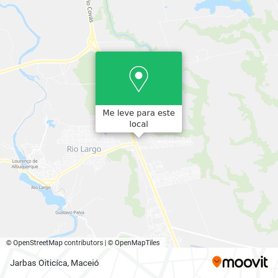 Jarbas Oiticíca mapa