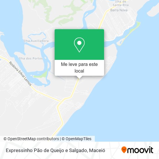 Expressinho Pão de Queijo e Salgado mapa