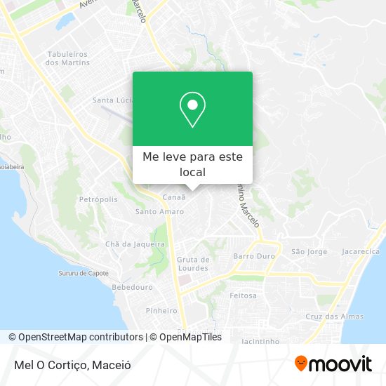 Mel O Cortiço mapa
