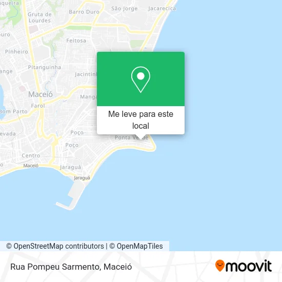 Rua Pompeu Sarmento mapa