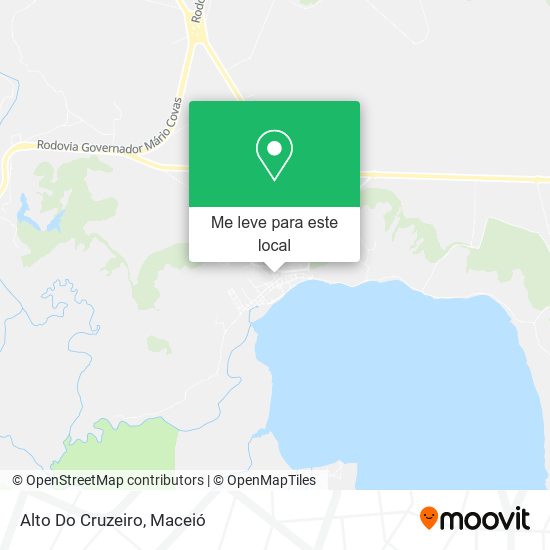 Alto Do Cruzeiro mapa