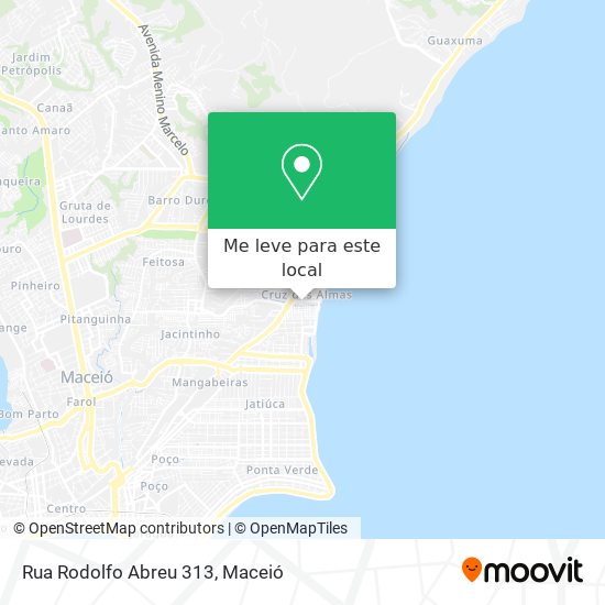 Rua Rodolfo Abreu 313 mapa