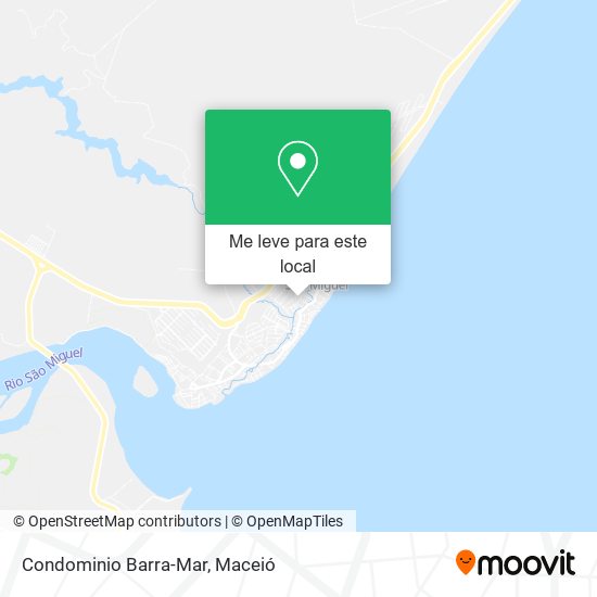 Condominio Barra-Mar mapa