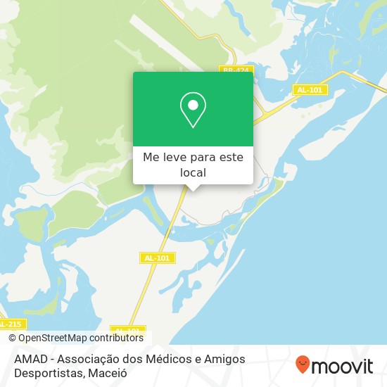AMAD - Associação dos Médicos e Amigos Desportistas mapa