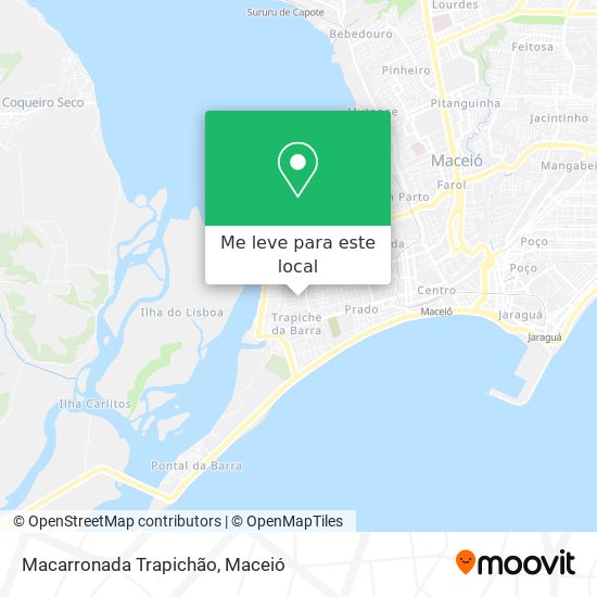 Macarronada Trapichão mapa