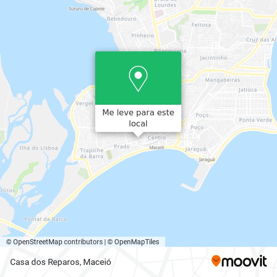 Casa dos Reparos mapa
