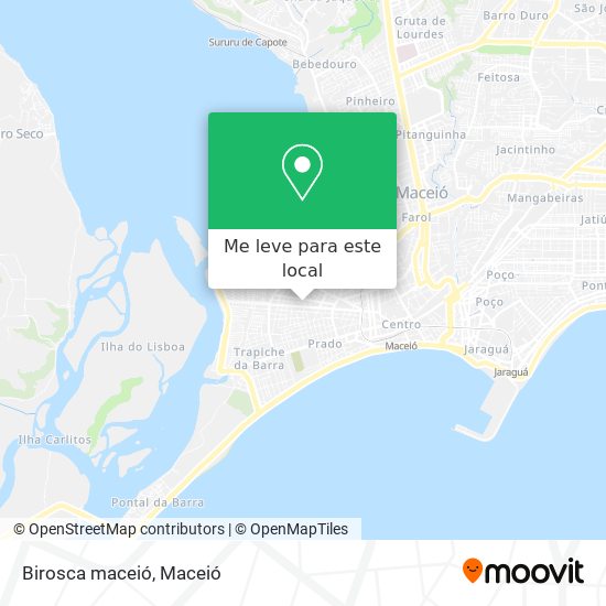 Birosca maceió mapa