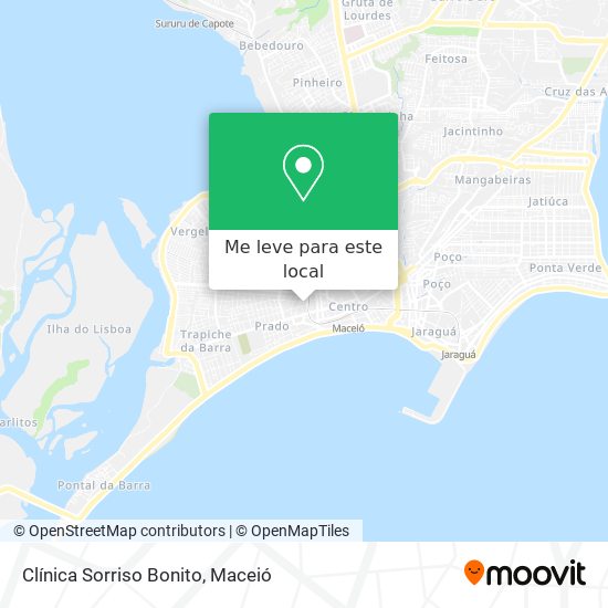 Clínica Sorriso Bonito mapa