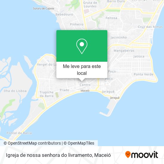 Igreja de nossa senhora do livramento mapa