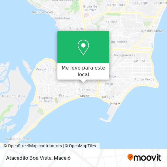 Atacadão Boa Vista mapa