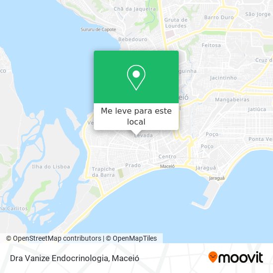 Dra Vanize Endocrinologia mapa