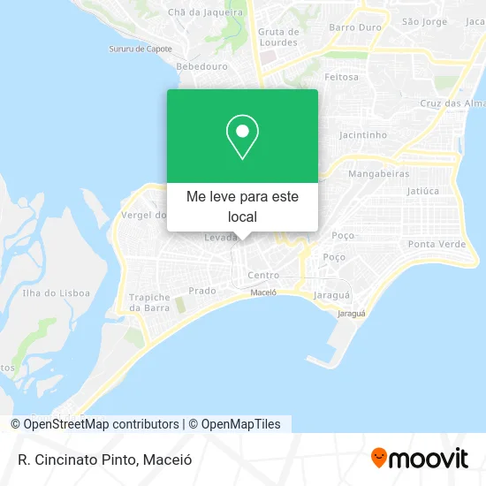 R. Cincinato Pinto mapa