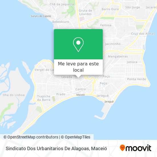 Sindicato Dos Urbanitarios De Alagoas mapa