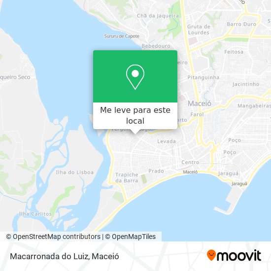 Macarronada do Luiz mapa