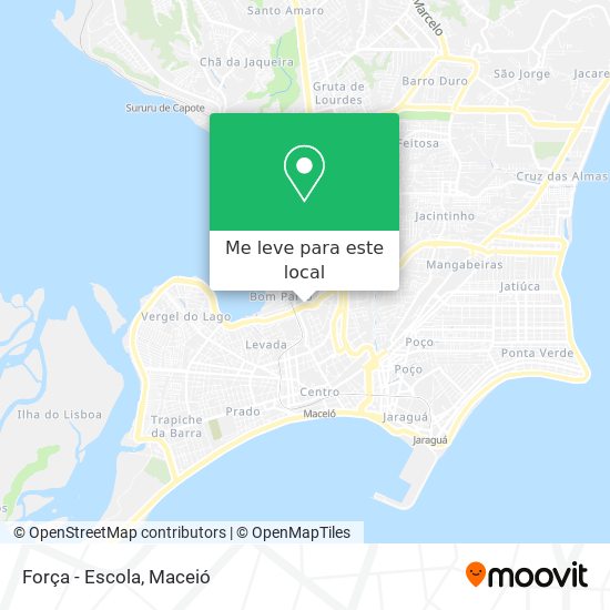 Força - Escola mapa