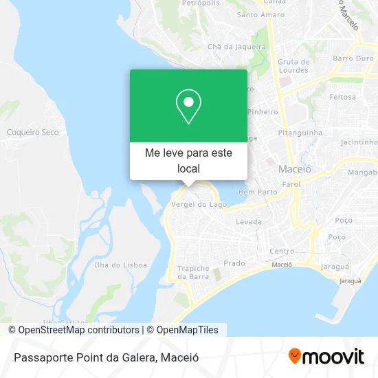Passaporte Point da Galera mapa